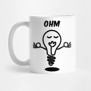 Funny yoga T-shirt - Ohm, the road to Enlightenment Mug